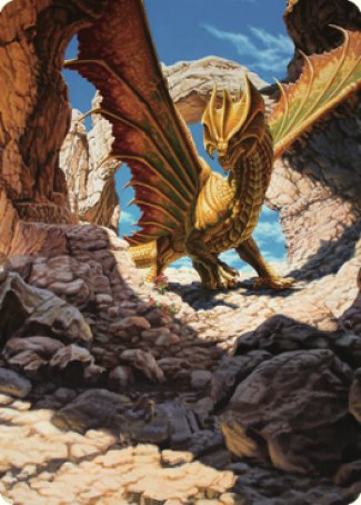 Ancient Brass Dragon Art Card (02) [Commander Legends: Battle for Baldur's Gate Art Series] - The Mythic Store | 24h Order Processing