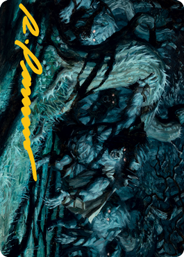 Unnatural Moonrise Art Card (Gold-Stamped Signature) [Innistrad: Midnight Hunt Art Series] - The Mythic Store | 24h Order Processing