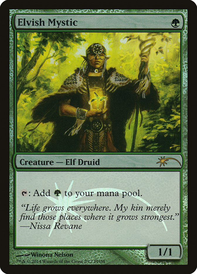 Elvish Mystic [Friday Night Magic 2014] - The Mythic Store | 24h Order Processing