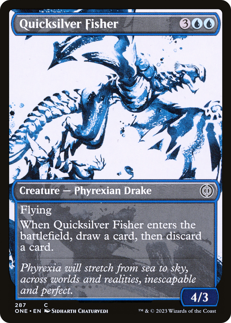 Quicksilver Fisher (Showcase Ichor) [Phyrexia: All Will Be One] - The Mythic Store | 24h Order Processing