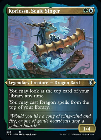 Korlessa, Scale Singer (Foil Etched) [Commander Legends: Battle for Baldur's Gate] - The Mythic Store | 24h Order Processing