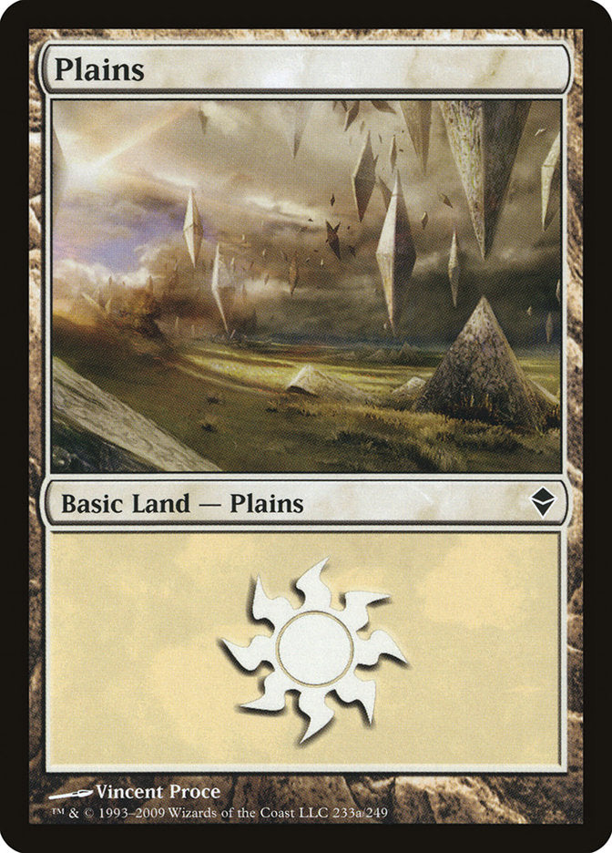 Plains (233a) [Zendikar] - The Mythic Store | 24h Order Processing