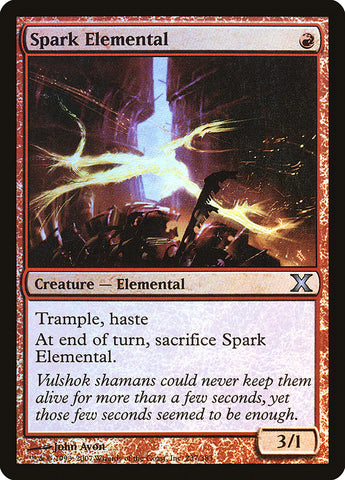 Spark Elemental (Premium Foil) [Tenth Edition] - The Mythic Store | 24h Order Processing