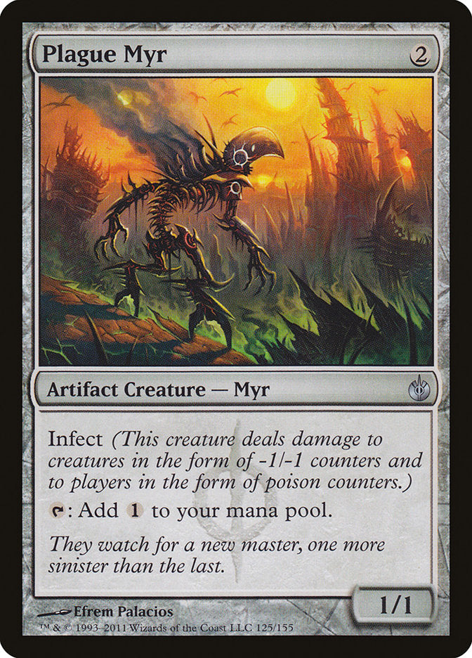 Plague Myr [Mirrodin Besieged] - The Mythic Store | 24h Order Processing