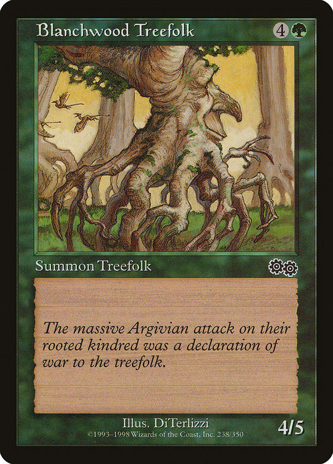 Blanchwood Treefolk [Urza's Saga] - The Mythic Store | 24h Order Processing