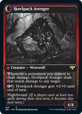 Ill-Tempered Loner // Howlpack Avenger [Innistrad: Double Feature] - The Mythic Store | 24h Order Processing