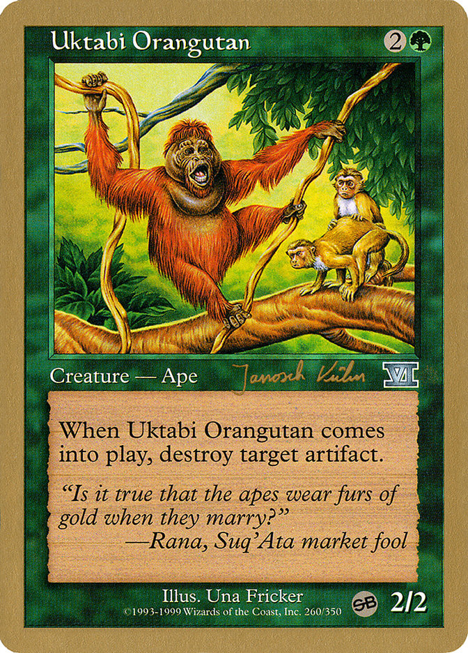 Uktabi Orangutan (Janosch Kuhn) (SB) [World Championship Decks 2000] - The Mythic Store | 24h Order Processing