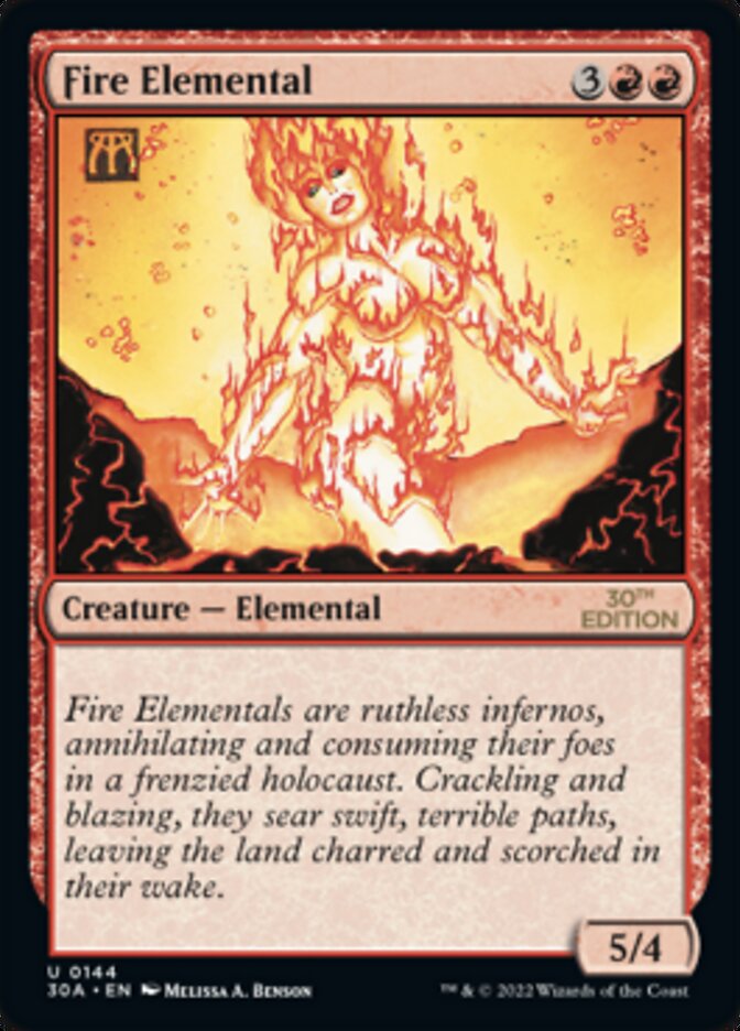 Fire Elemental [30th Anniversary Edition] - The Mythic Store | 24h Order Processing
