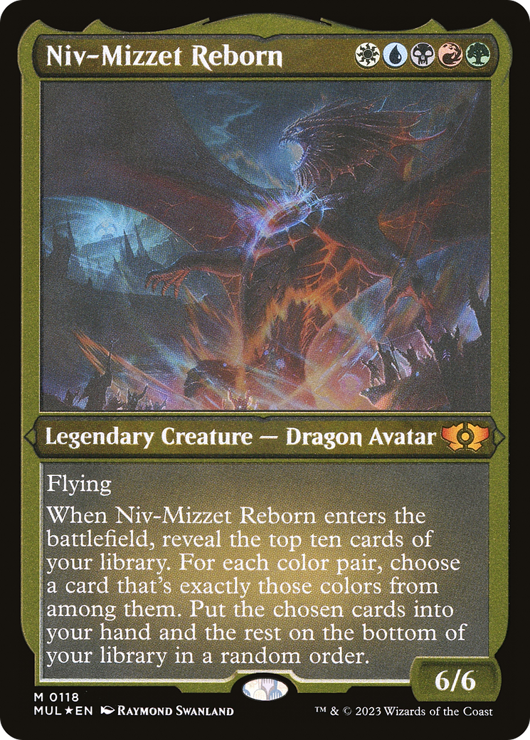 Niv-Mizzet Reborn (Foil Etched) [Multiverse Legends] - The Mythic Store | 24h Order Processing