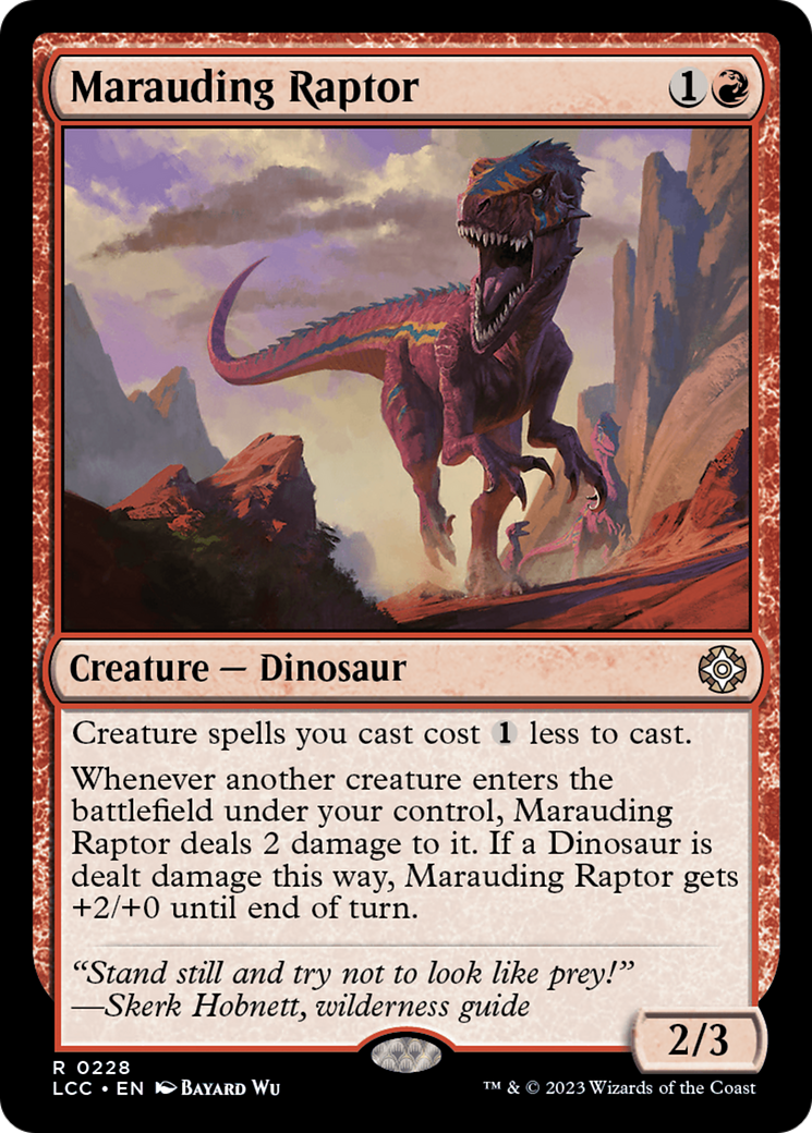 Marauding Raptor [The Lost Caverns of Ixalan Commander] - The Mythic Store | 24h Order Processing