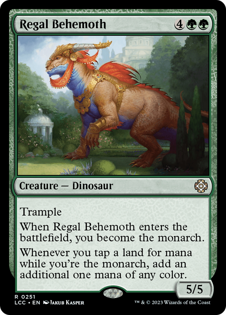 Regal Behemoth [The Lost Caverns of Ixalan Commander] - The Mythic Store | 24h Order Processing