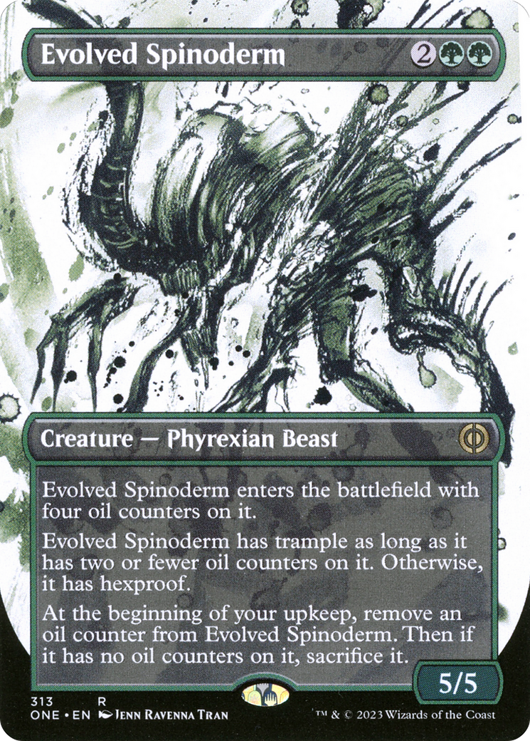 Evolved Spinoderm (Borderless Ichor) [Phyrexia: All Will Be One] - The Mythic Store | 24h Order Processing