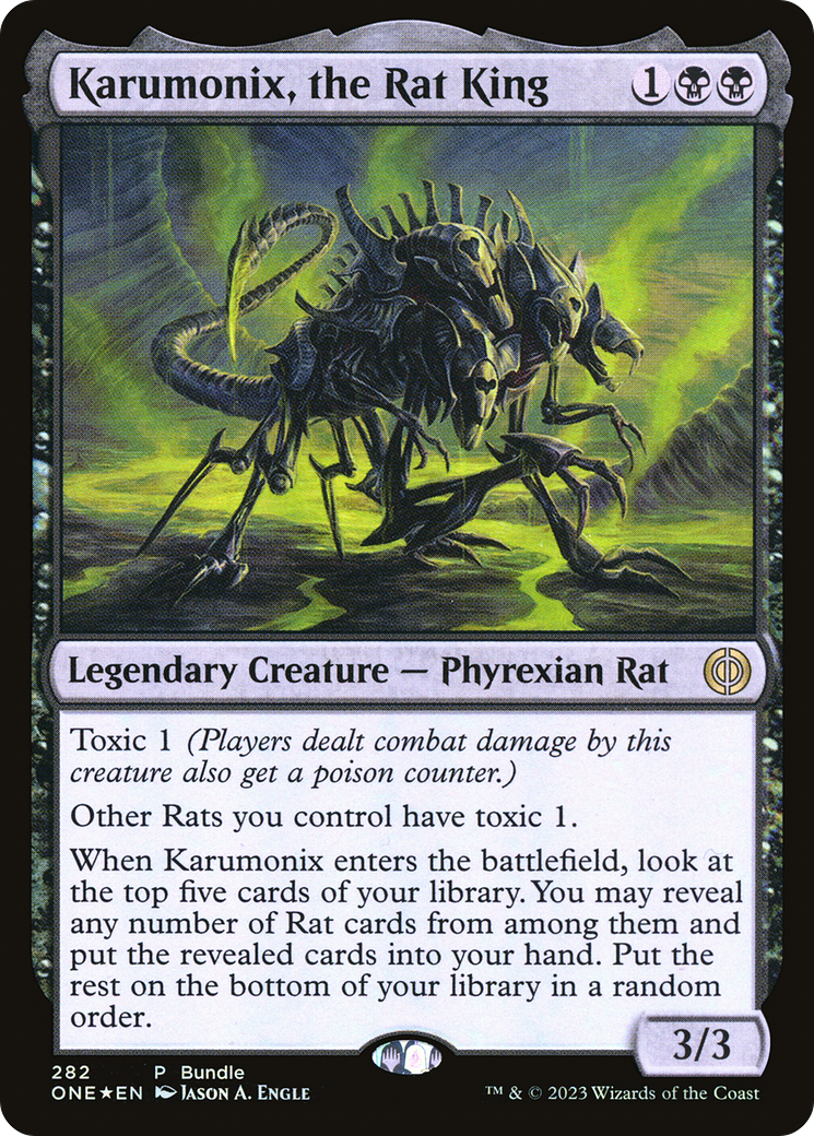 Karumonix, the Rat King (Bundle) [Phyrexia: All Will Be One] - The Mythic Store | 24h Order Processing