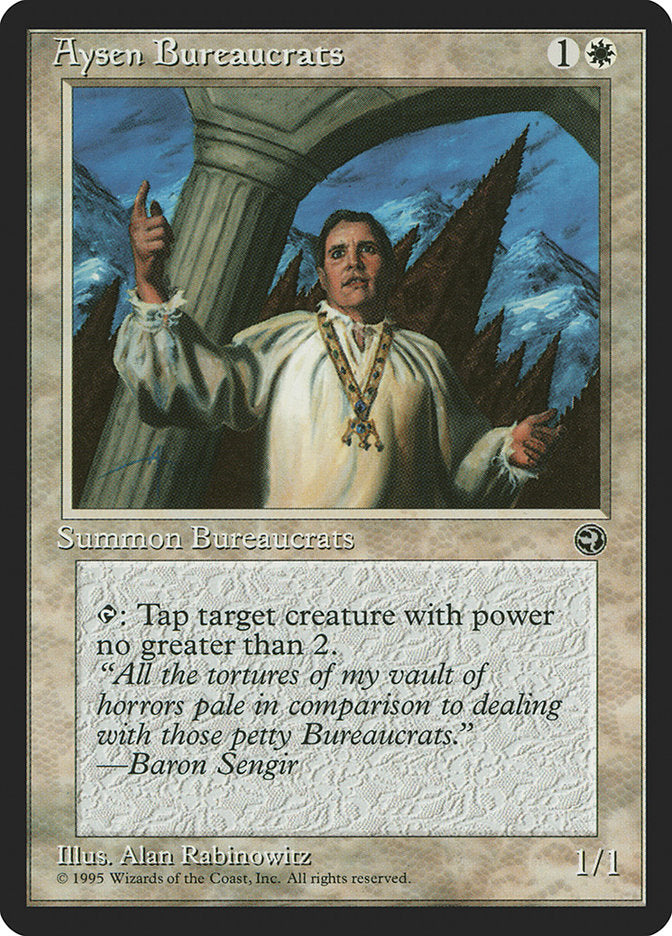 Aysen Bureaucrats (Baron Sengir Flavor Text) [Homelands] - The Mythic Store | 24h Order Processing