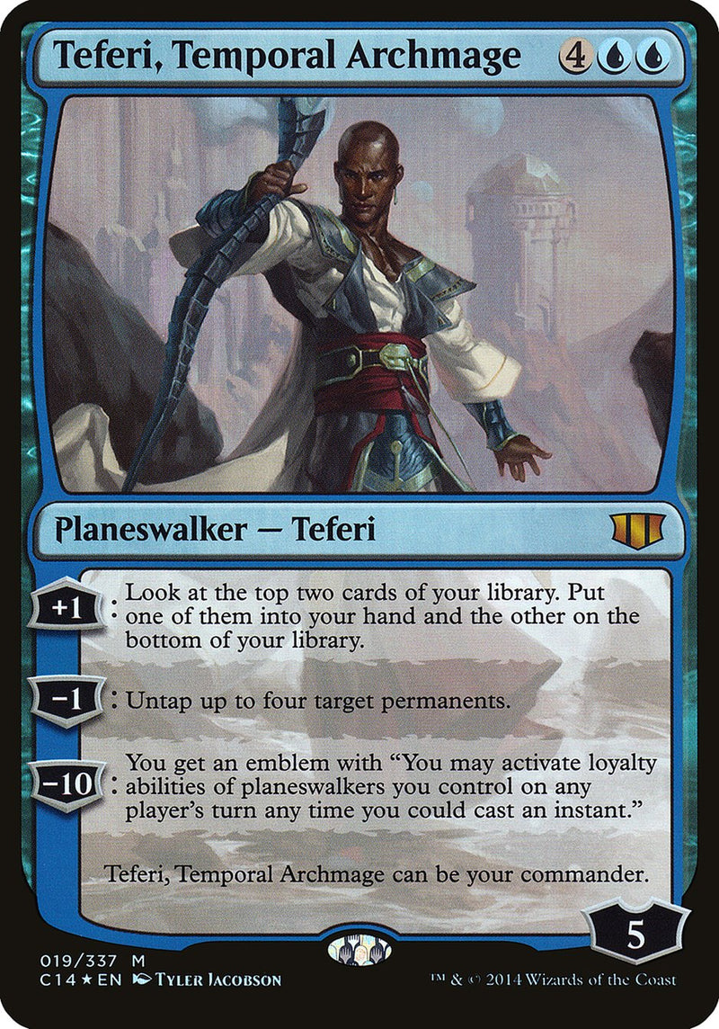 Teferi, Temporal Archmage (Oversized) [Commander 2014 Oversized] - The Mythic Store | 24h Order Processing