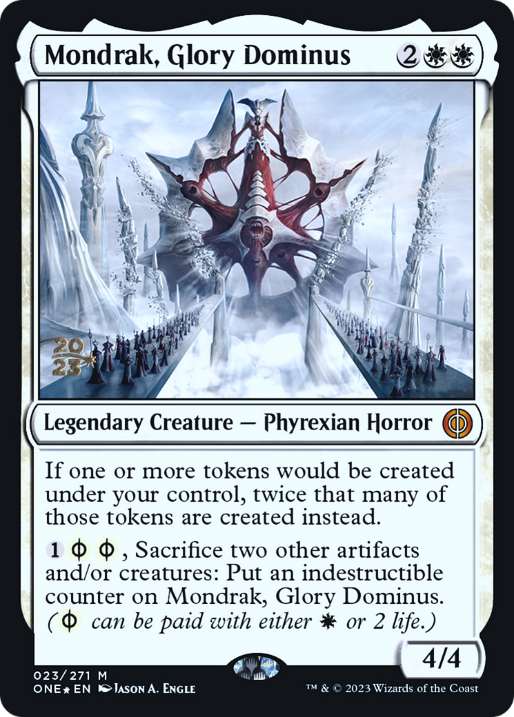 Mondrak, Glory Dominus [Phyrexia: All Will Be One Prerelease Promos] - The Mythic Store | 24h Order Processing