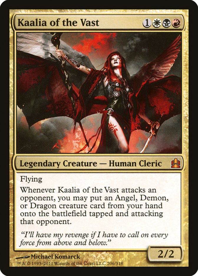 Kaalia of the Vast [Commander 2011] - The Mythic Store | 24h Order Processing