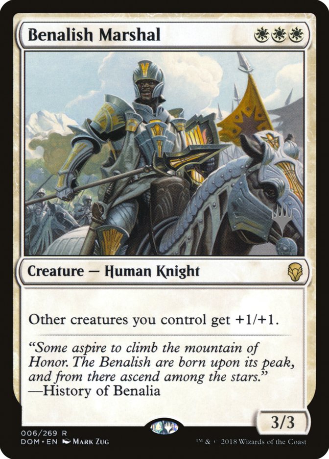 Benalish Marshal (Promo Pack) [Dominaria Promos] - The Mythic Store | 24h Order Processing