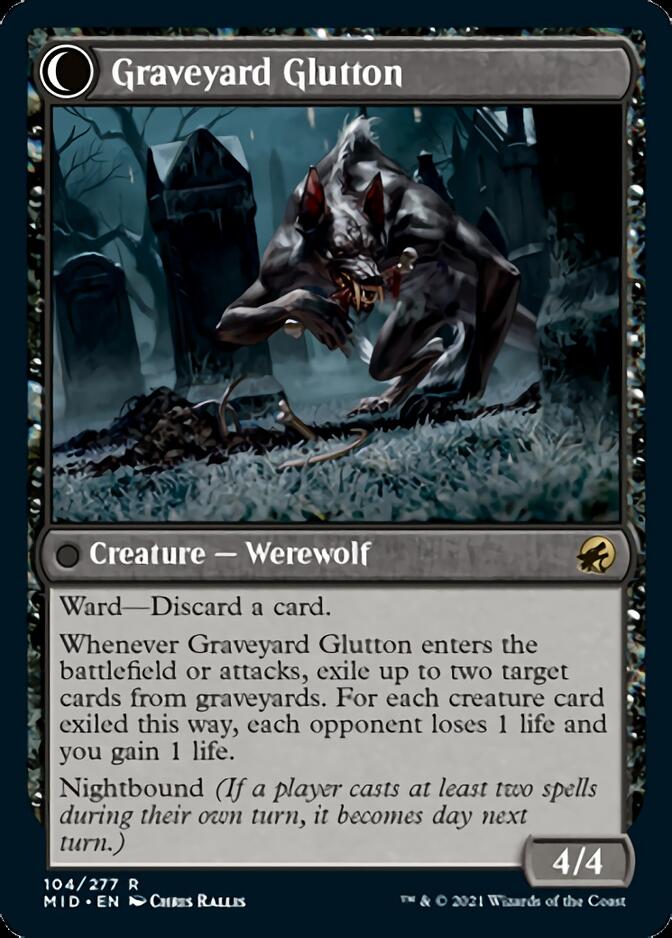 Graveyard Trespasser // Graveyard Glutton [Innistrad: Midnight Hunt] - The Mythic Store | 24h Order Processing