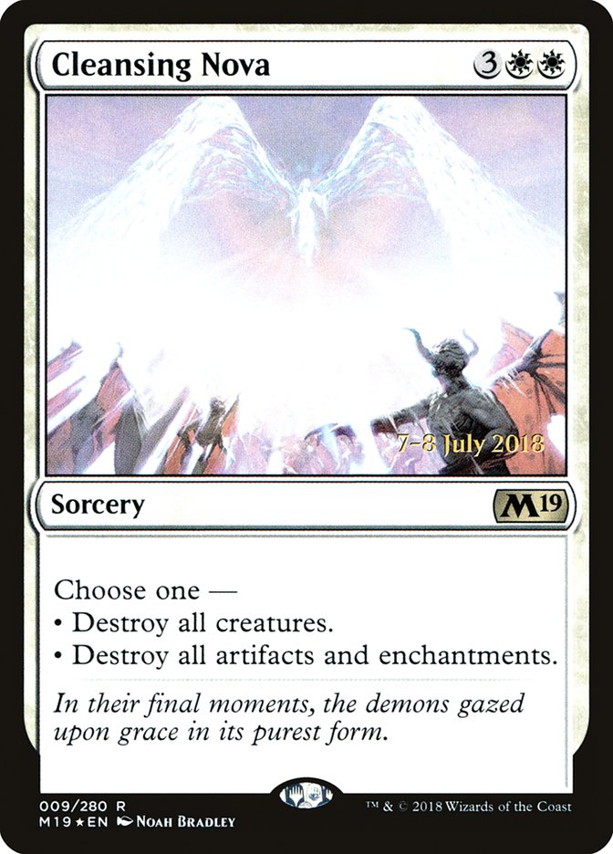 Cleansing Nova [Core Set 2019 Prerelease Promos] - The Mythic Store | 24h Order Processing