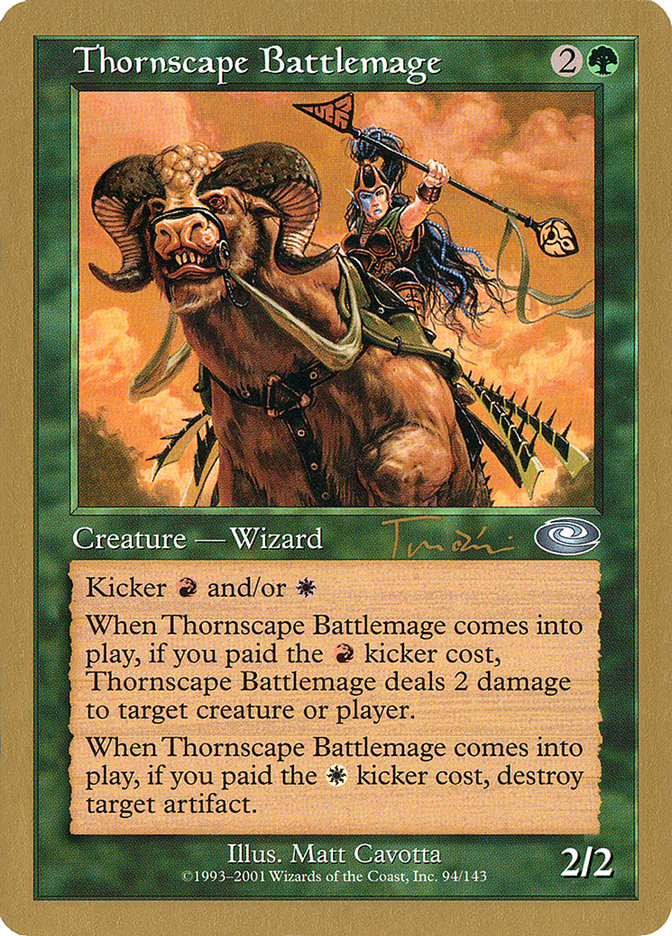 Thornscape Battlemage (Jan Tomcani) [World Championship Decks 2001] - The Mythic Store | 24h Order Processing