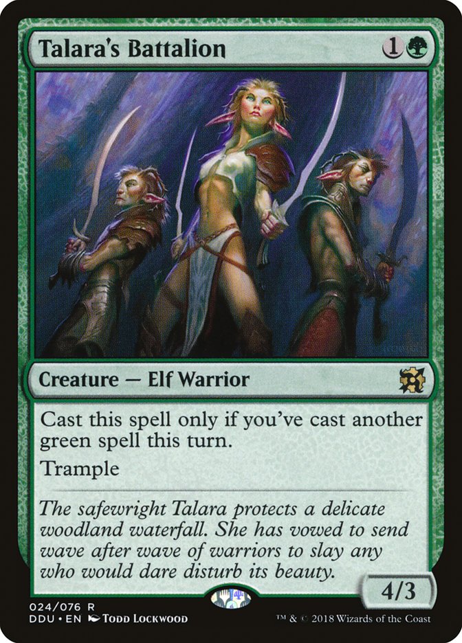 Talara's Battalion [Duel Decks: Elves vs. Inventors] - The Mythic Store | 24h Order Processing