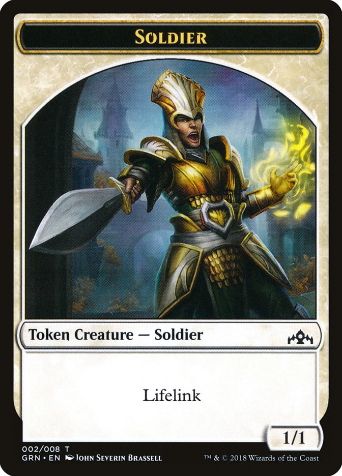 Soldier Token [Guilds of Ravnica Tokens] - The Mythic Store | 24h Order Processing