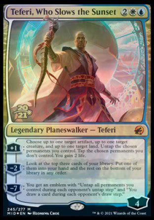 Teferi, Who Slows the Sunset [Innistrad: Midnight Hunt Prerelease Promos] - The Mythic Store | 24h Order Processing