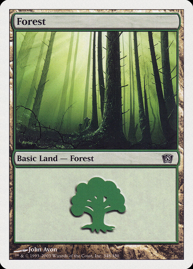 Forest (348) [Eighth Edition] - The Mythic Store | 24h Order Processing