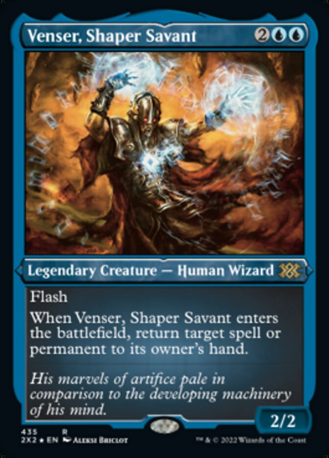 Venser, Shaper Savant (Foil Etched) [Double Masters 2022] - The Mythic Store | 24h Order Processing