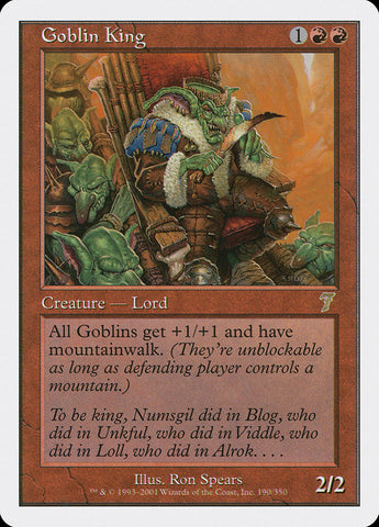 Goblin King [Seventh Edition] - The Mythic Store | 24h Order Processing
