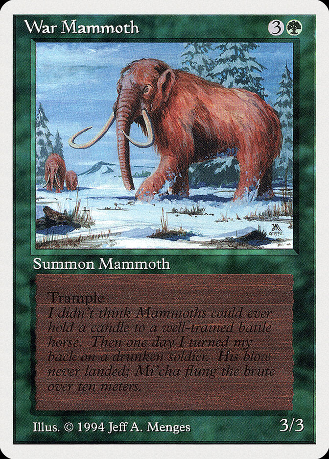 War Mammoth [Summer Magic / Edgar] - The Mythic Store | 24h Order Processing