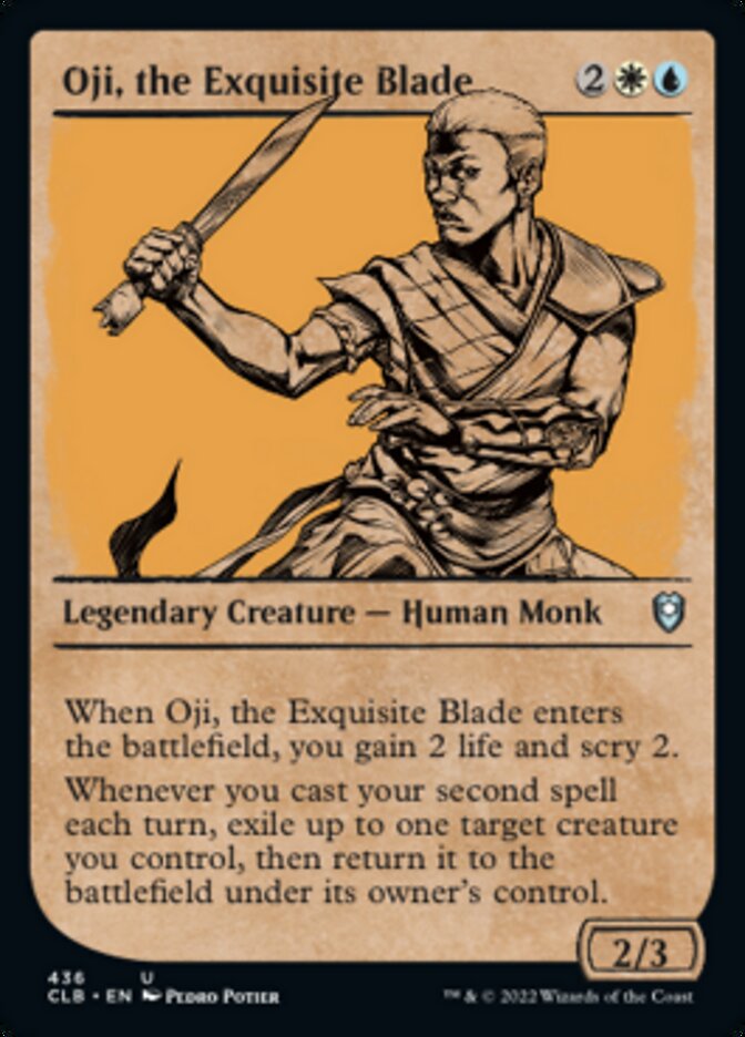 Oji, the Exquisite Blade (Showcase) [Commander Legends: Battle for Baldur's Gate] - The Mythic Store | 24h Order Processing