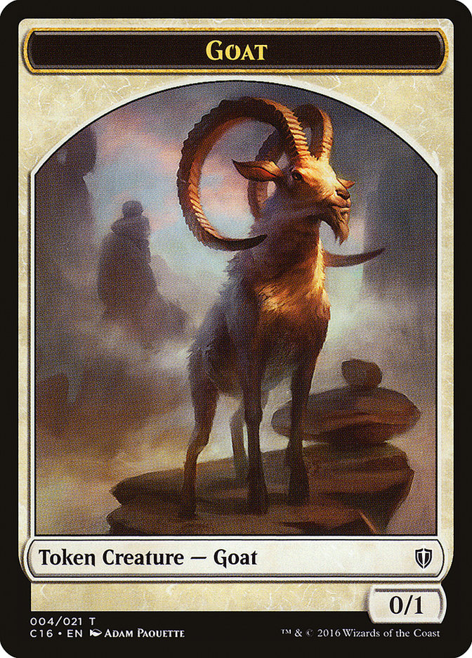 Goat // Thopter Double-Sided Token [Commander 2016 Tokens] - The Mythic Store | 24h Order Processing