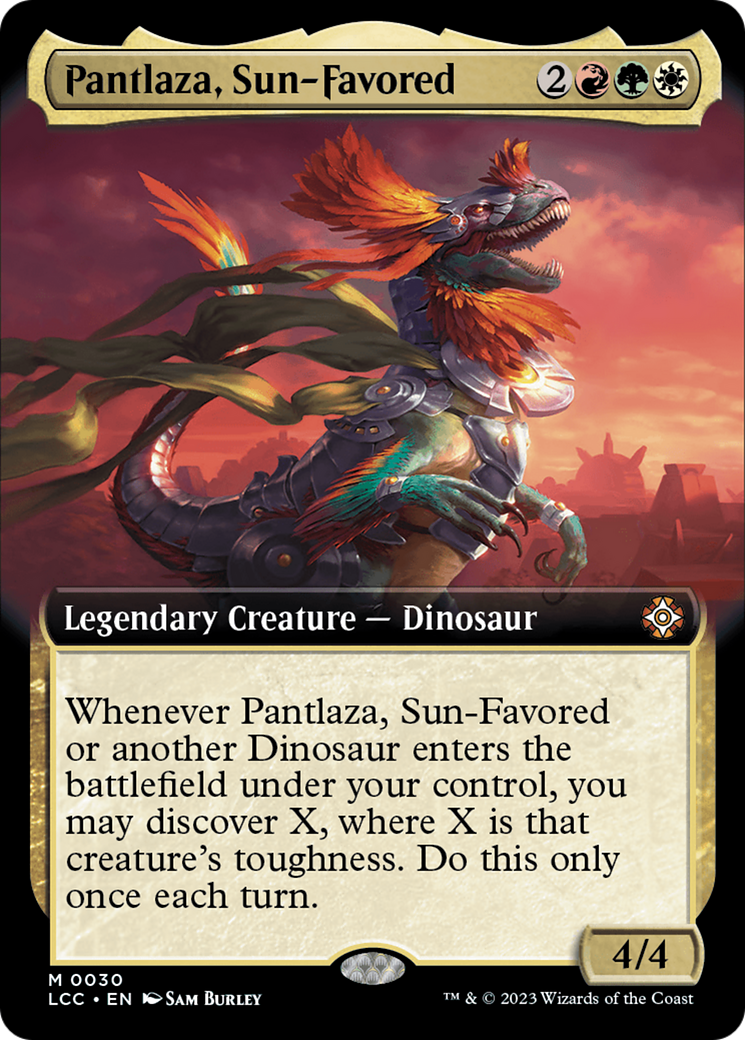 Pantlaza, Sun-Favored (Extended Art) [The Lost Caverns of Ixalan Commander] - The Mythic Store | 24h Order Processing