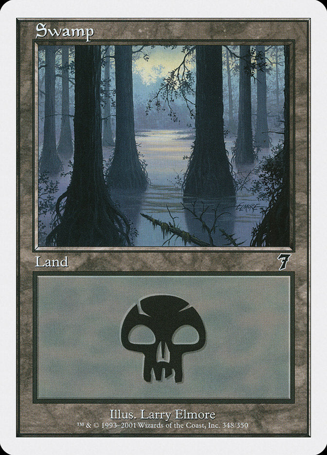 Swamp (348) [Seventh Edition] - The Mythic Store | 24h Order Processing