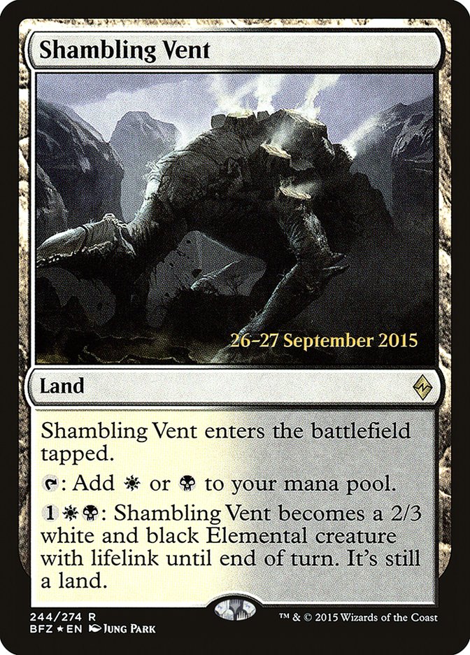 Shambling Vent [Battle for Zendikar Prerelease Promos] - The Mythic Store | 24h Order Processing