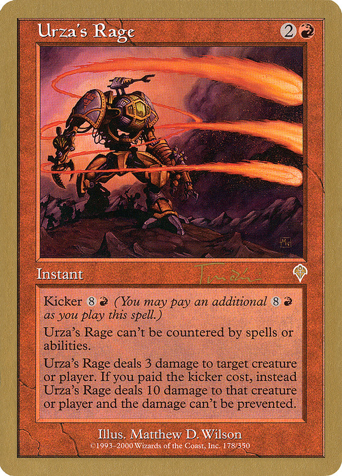 Urza's Rage (Jan Tomcani) [World Championship Decks 2001] - The Mythic Store | 24h Order Processing