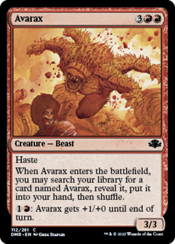 Avarax [Dominaria Remastered] - The Mythic Store | 24h Order Processing