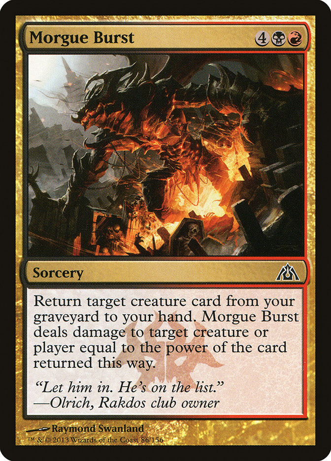 Morgue Burst [Dragon's Maze] - The Mythic Store | 24h Order Processing