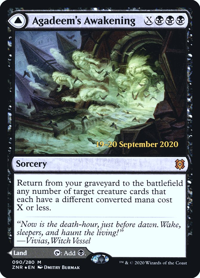 Agadeem's Awakening // Agadeem, the Undercrypt [Zendikar Rising Prerelease Promos] - The Mythic Store | 24h Order Processing