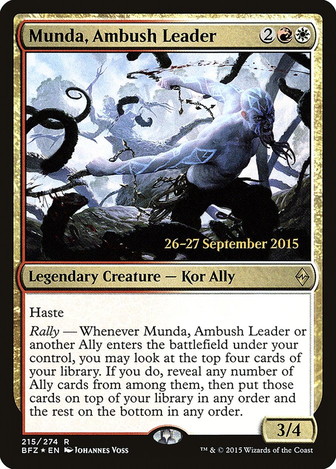 Munda, Ambush Leader [Battle for Zendikar Prerelease Promos] - The Mythic Store | 24h Order Processing