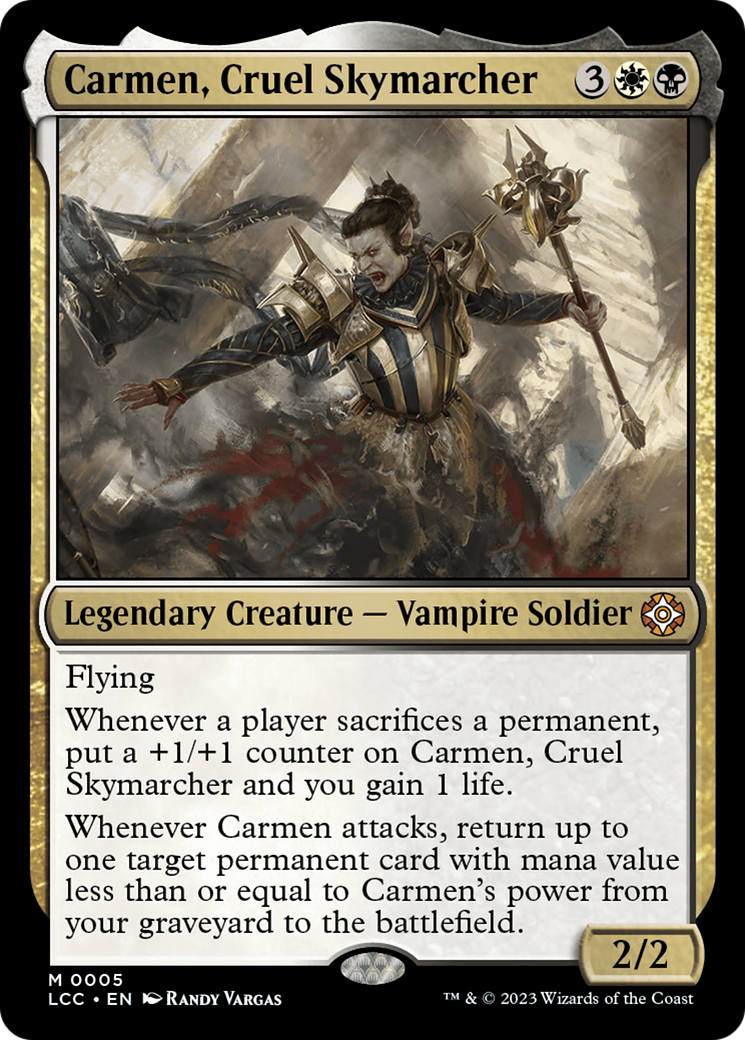 Carmen, Cruel Skymarcher [The Lost Caverns of Ixalan Commander] - The Mythic Store | 24h Order Processing