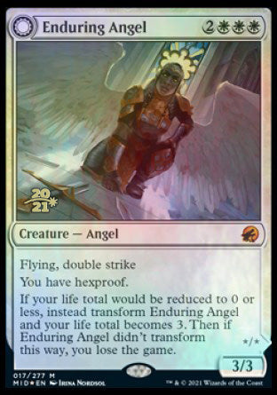 Enduring Angel // Angelic Enforcer [Innistrad: Midnight Hunt Prerelease Promos] - The Mythic Store | 24h Order Processing