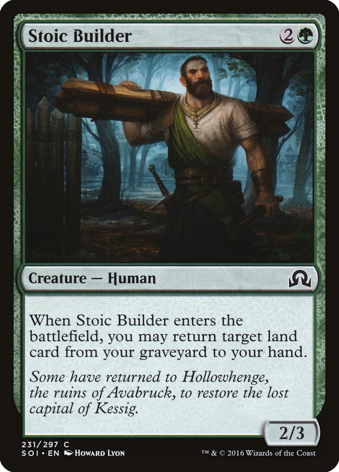 Stoic Builder [Shadows over Innistrad] - The Mythic Store | 24h Order Processing