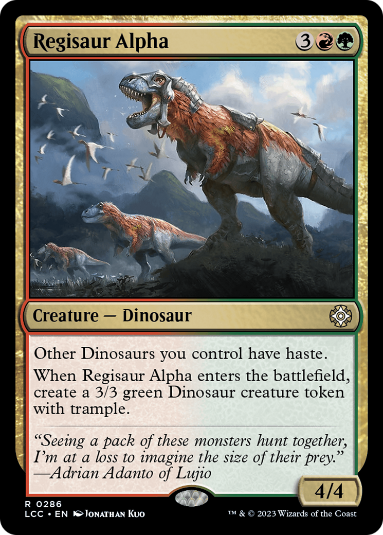 Regisaur Alpha [The Lost Caverns of Ixalan Commander] - The Mythic Store | 24h Order Processing