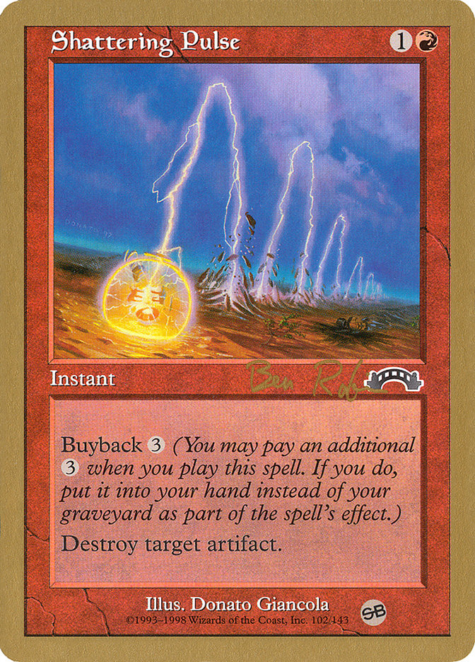 Shattering Pulse (Ben Rubin) (SB) [World Championship Decks 1998] - The Mythic Store | 24h Order Processing