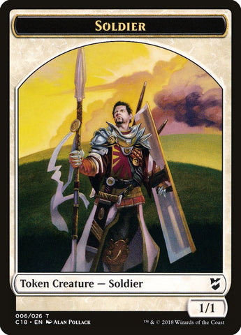 Soldier Token [Commander 2018 Tokens] - The Mythic Store | 24h Order Processing