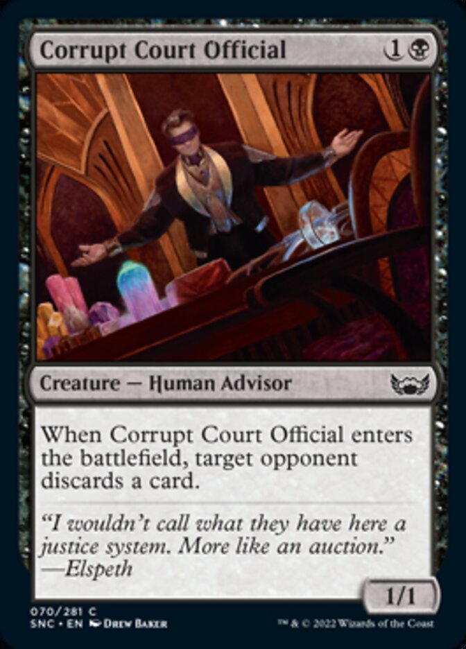 Corrupt Court Official [Streets of New Capenna] - The Mythic Store | 24h Order Processing