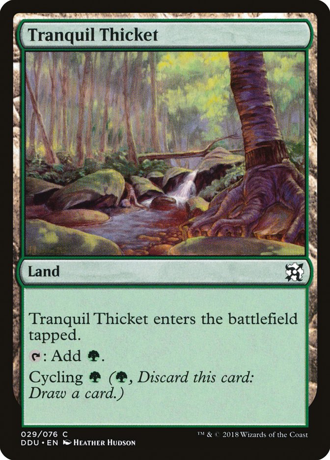 Tranquil Thicket [Duel Decks: Elves vs. Inventors] - The Mythic Store | 24h Order Processing